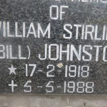 JOHNSTON William Stirling 1918-1988 