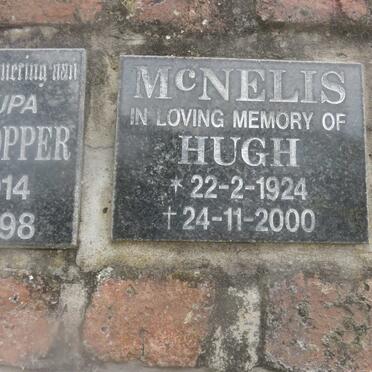 McNELIS Hugh 1924-2000