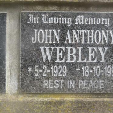 WEBLEY John Anthony 1929-1999