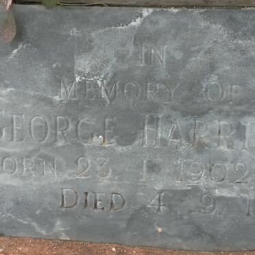 HARRISON George 1902-1966