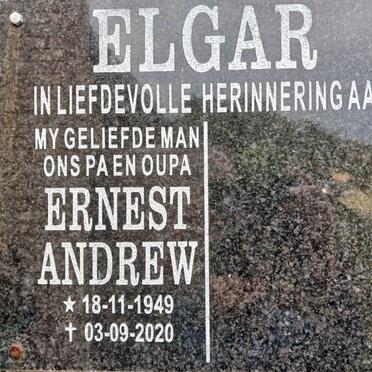 ELGAR Ernest Andrew 1949-2020