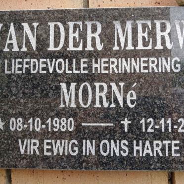 MERWE Morne, van der 1980-2017