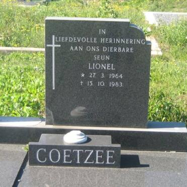COETZEE Lionel 1964-1983