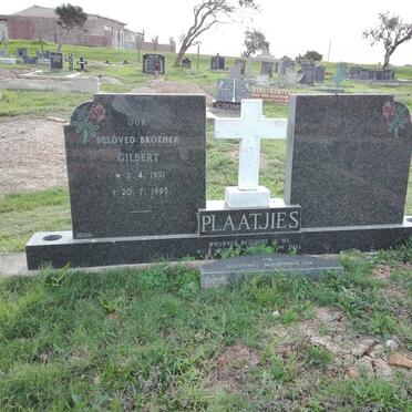 PLAATJIES Gilbert 1951-1995