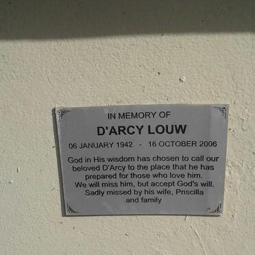LOUW D'Arcy 1942-2006