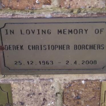 BORCHERS Derek Christopher 1963-2008