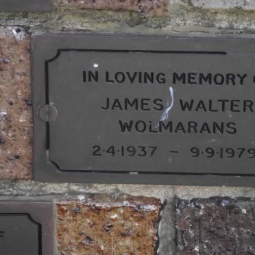 WOLMARANS James Walter 1937-1979