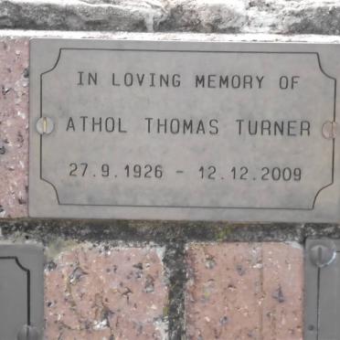 TURNER Athol Thomas 1926-2009