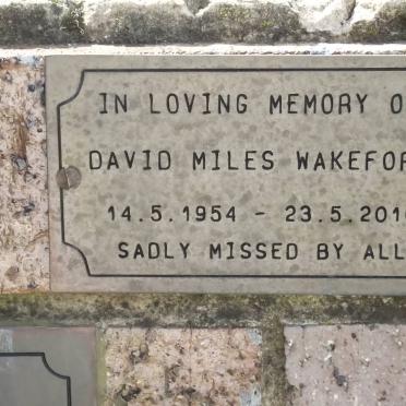 WAKEFORD David Miles 1954-2010