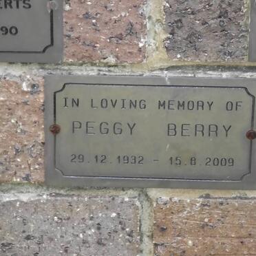 BERRY Peggy 1932-2009