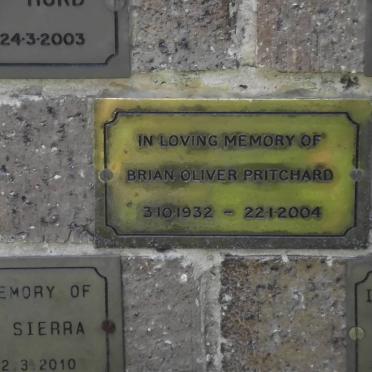 PRITCHARD Brian Oliver 1932-2004