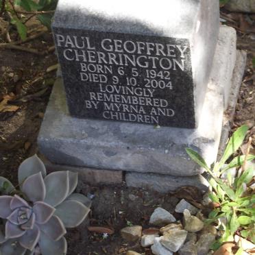 CHERRINGTON Paul Gregory 1942-2004