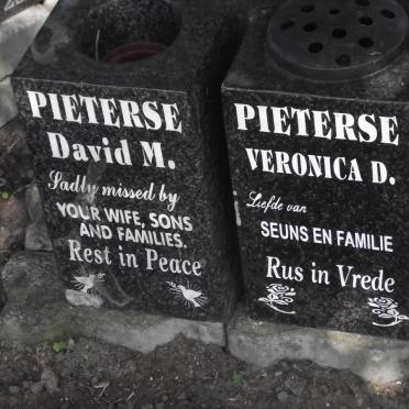 PIETERSE David M. &amp; Veronica D.