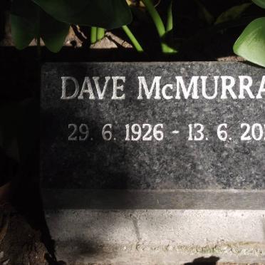 McMURRAY Dave 1926-2010
