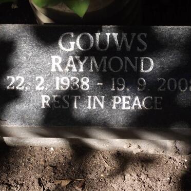 GOUWS RAYMOND 1938-2008
