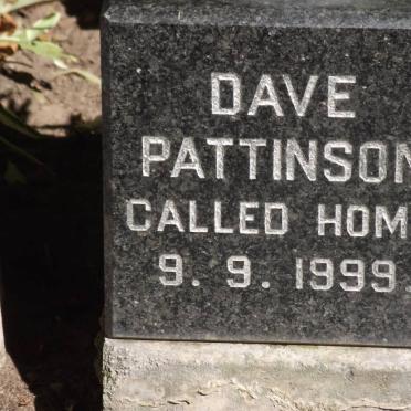 PATTINSON Dave -1999