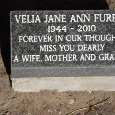 FURBER Velia Jane Ann 1944-2010