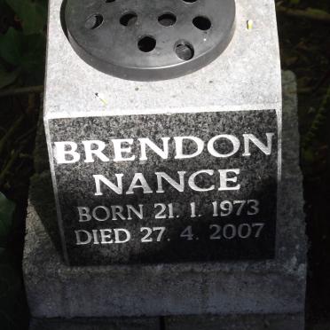NANCE Brendon 1973-2007