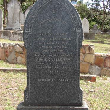 CASTLEMAN Harry -1892 &amp; Annie -1893