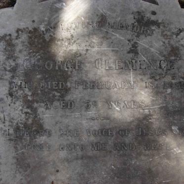 CLEMENCE George -1885
