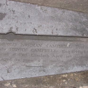 CAMPBELL Leopold Norman -1855 