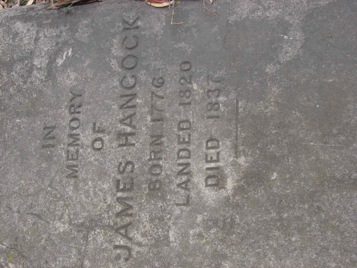 HANCOCK James 1776-1837