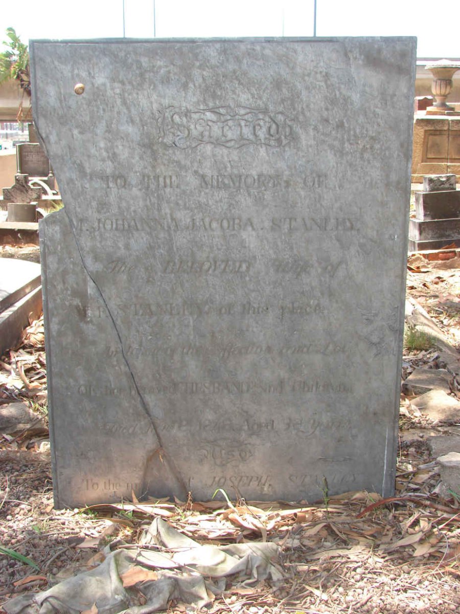 STANLEY Joseph :: STANLEY M. Johanna Jacoba -1848