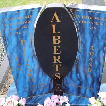 ALBERTS Jan Delandro 1956-1998 &amp; Amanda 1967-