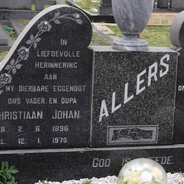 ALLERS Christiaan Johan 1896-1970 &amp; Mona 1911-1992