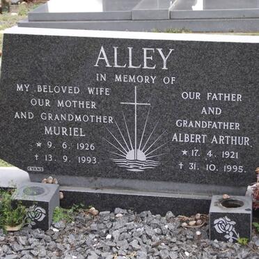 ALLEY Albert Arthur 1921-1995 &amp; Muriel 1926-1993