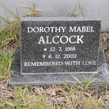 ALCOCK Dorothy Mabel 1918-2002