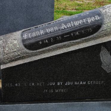 ANTWERPEN Frank, van 1935-1975