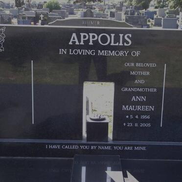 APPOLIS Ann Maureen 1956-2005