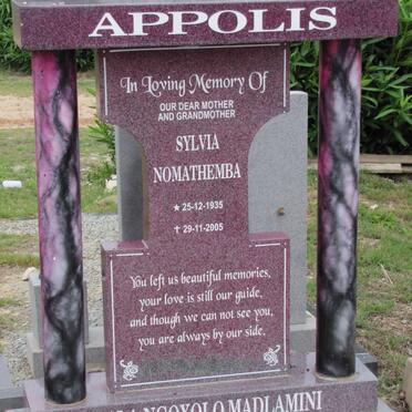 APPOLIS Sylvia Nomathemba 1935-2005