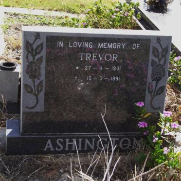 ASHINGTON Trevor 1931-1991