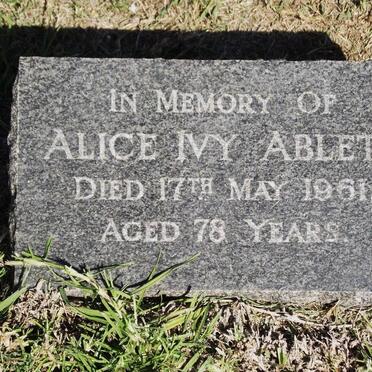 ABLETT Alice Ivy -1961