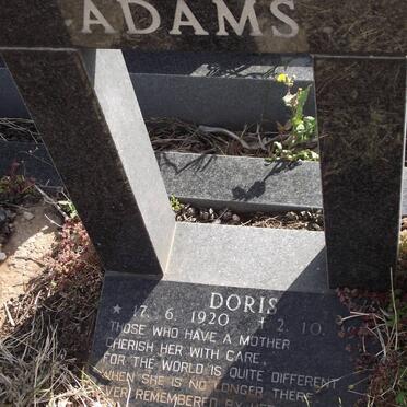 ADAMS Doris 1920-19?