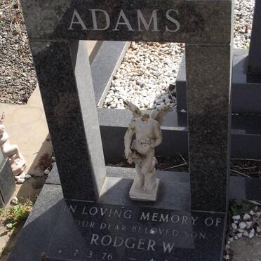 ADAMS Rodger W. 1976-1981