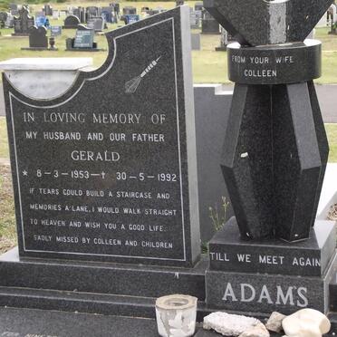 ADAMS Gerald 1953-1992