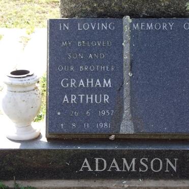 ADAMSON Graham Arthur 1957-1981