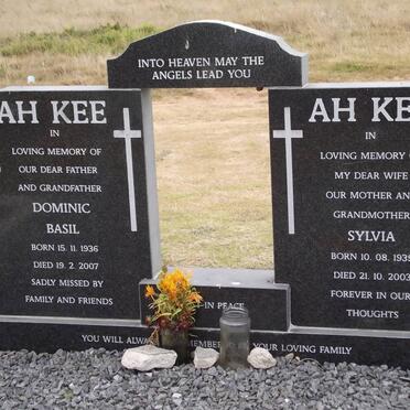 AH KEE Dominic Basil 1936-2007 &amp; Sylvia 1939-2003