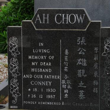 AH CHOW Conney 1930-1987