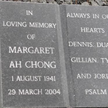 AH CHONG Margaret 1941-2004