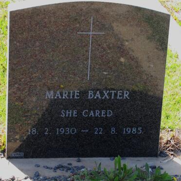 BAXTER Marie 1930-1985