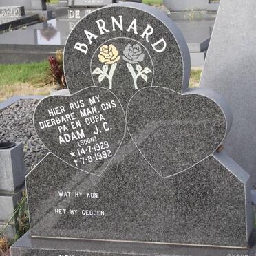 BARNARD Adam J.C. 1929-1992
