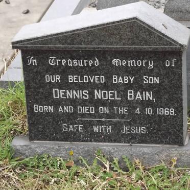 BAIN Dennis Noel 1969-1969