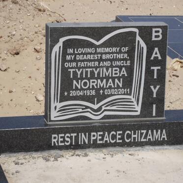 BATYI Tyityimba Norman 1936-2011