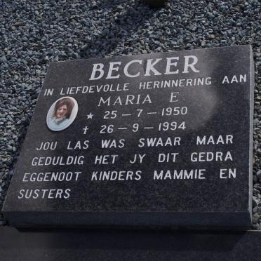 BECKER Maria E. 1950-1994