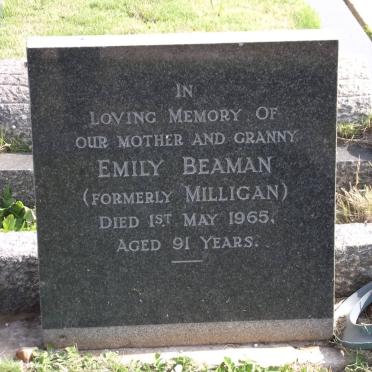 BEAMAN Emily formerly MILLIGAN -1965