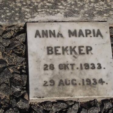 BEKKER Anna Maria 1933-1934